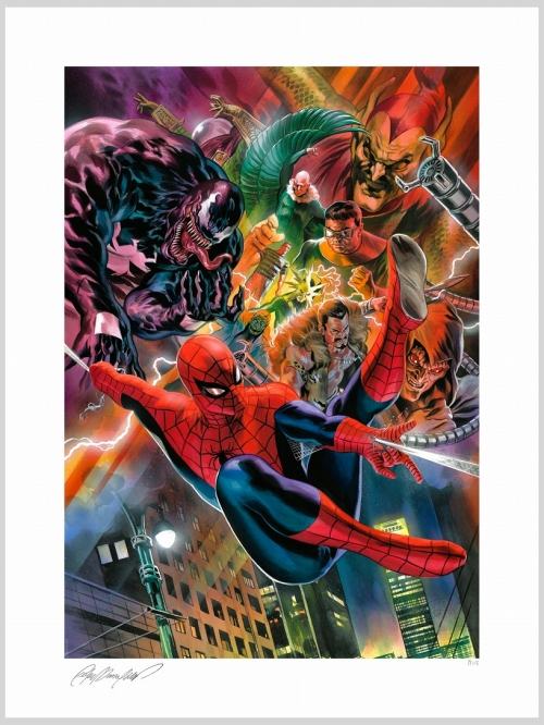 マーベルコミック/ The Amazing Spider-Man #6 スパイダーマン vs シニスターシックス by フェリペ・マッサフェラ アートプリント
