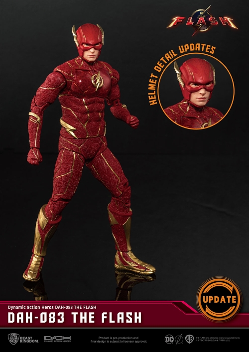 ダイナミックアクションヒーローズ/ The Flash: フラッシュ 1/9 アクションフィギュア DX ver - イメージ画像
