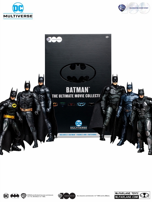 DCマルチバース/ ワーナーブラザース 100th アニバーサリー アルティメット ムービーコレクション: バットマン 7インチ アクションフィギュア 6PK - イメージ画像