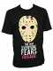 FRIDAY THE 13TH MASK BLK T/S MED