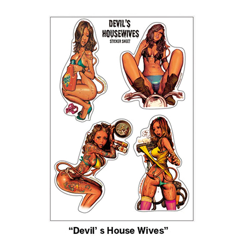 エロスティカ/ "Devil’ s House Wives" ステッカーシート