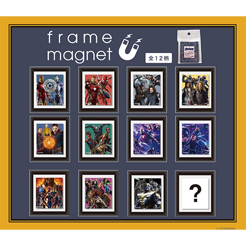 マーベルコミックス/ フレームマグネット: エンドゲーム 12個入りアソート  - イメージ画像