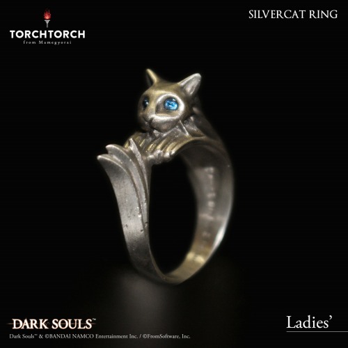 ダークソウル × TORCH TORCH/ リングコレクション: 銀猫の指輪 7号 - イメージ画像