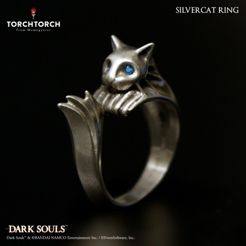 ダークソウル × TORCH TORCH/ リングコレクション: 銀猫の指輪 17号