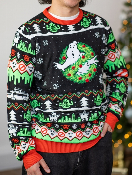 Ghostbusters/ ゴーストバスターズ クリスマス アグリーセーター XLサイズ - イメージ画像