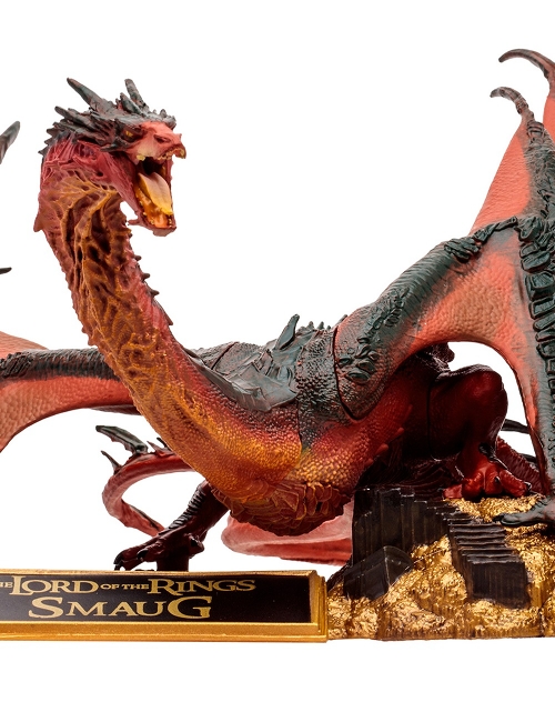 マクファーレンズ ドラゴン シリーズ/ ホビット 竜に奪われた王国: スマウグ PVC スタチュー