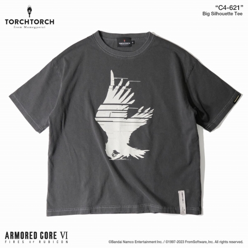ARMORED CORE VI FIRES OF RUBICON × TORCH TORCH/ C4-621 ビッグシルエットTシャツ サイズS - イメージ画像
