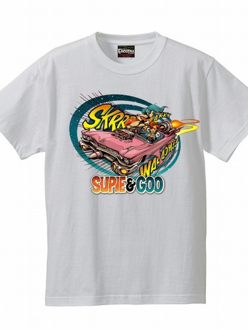 THE SUPIE & GOO スーピー＆グー/ GET AWAY Tシャツ ホワイト サイズL
