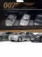 【再生産】007/ アストン マーチン ゴールドフィンガー DB5＆ダイ・アナザー・デイ V12 バンキッシュ＆カジノ・ロワイヤル DB5 ボンドカー ダイキャストモデル 3台セット CGTY99284