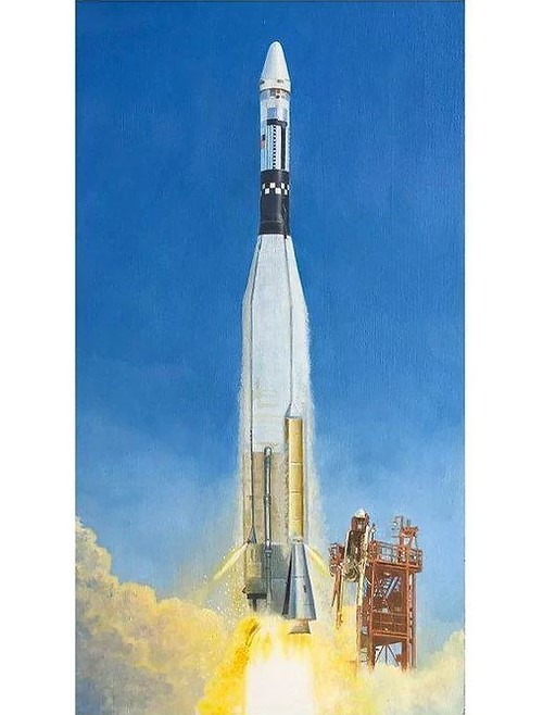 アトラス・アジェナ ロケット 1/72 プラモデルキット HM2006 - イメージ画像