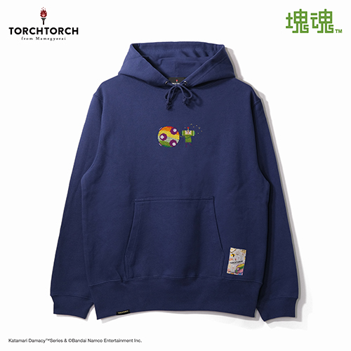 塊魂 × TORCH TORCH/ 王子のパーカー インディゴ サイズS - イメージ画像