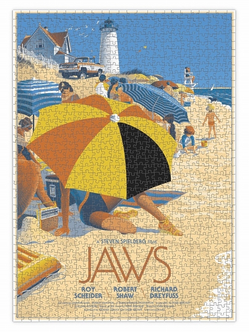 ジョーズ JAWS by Laurent Durieux 1000ピース パズル - イメージ画像