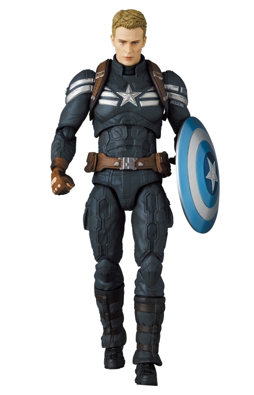 【お取り寄せ品】MAFEX/ Captain America The Winter Soldier: キャプテン・アメリカ ステルススーツ ver