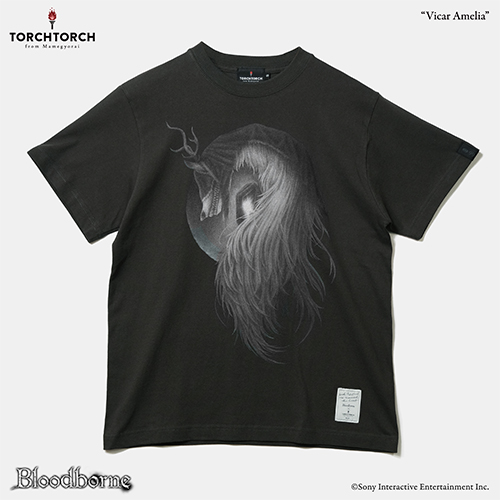 Bloodborne × TORCH TORCH/ Tシャツコレクション: 教区長エミーリア インクブラック S - イメージ画像