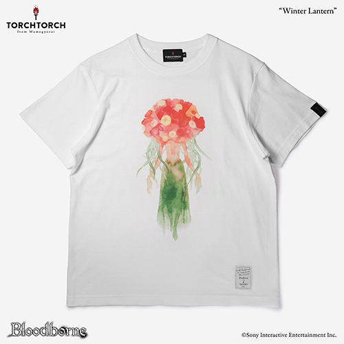 Bloodborne × TORCH TORCH/ Tシャツコレクション: ほおずき Tシャツ ホワイト S