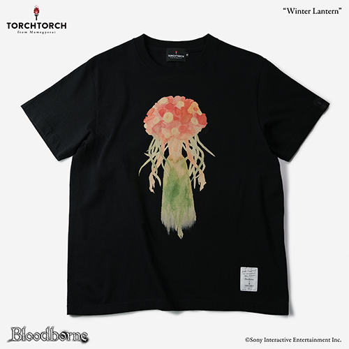 Bloodborne × TORCH TORCH/ Tシャツコレクション: ほおずき Tシャツ ブラック S