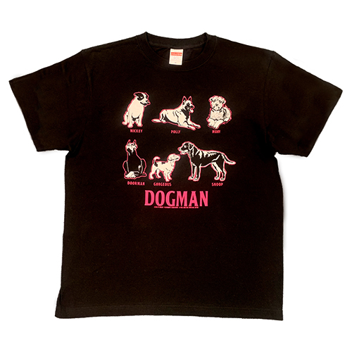 DOGMAN ドッグマン/ 犬たちTシャツ ヒーロー犬ver.: Mサイズ