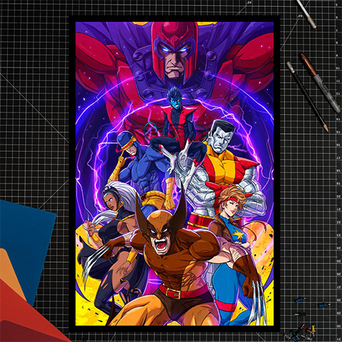 マーベルコミック/ ザ・アンキャニー X-Men by ジョニー・キャバレロ アートプリント - イメージ画像