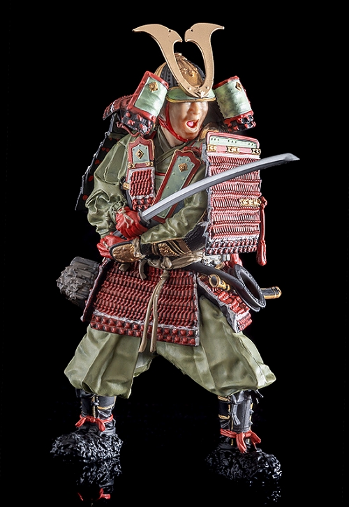 【再生産】PLAMAX/ 鎌倉時代の鎧武者 1/12 プラモデルキット - イメージ画像