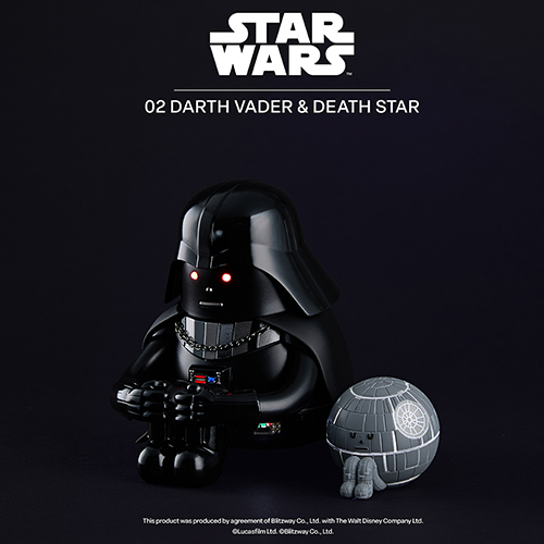 スティッキーモンスターラボ/ STAR WARS（スターウォーズ）: Darth Vader and Death Star（ダースベイダー&デススター）アートフィギュア  - イメージ画像