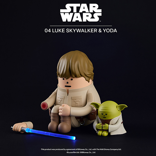 スティッキーモンスターラボ/ STAR WARS（スターウォーズ）: Luke Skywalker and Yoda（ルーク・スカイウォーカー&ヨーダ）アートフィギュア  - イメージ画像