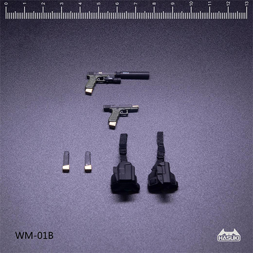 HASUKI/ WM-01B 1/12スケール グロック17装備セット（アーミーグリーン）
