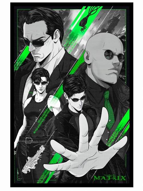 The Matrix/ マトリックス フリー・ユア・マインド by ジョニー・カバジェロ アートプリント