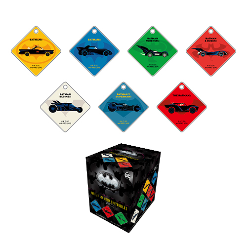 バットマン85周年/ ブラインドアクリルキーチェーン（バットモービルデザイン）7個入りBOX（IKE 417）