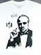 パラマウント公式 ゴッドファーザー Tシャツ: GFT-03（ホワイト: バックプリント/ Mサイズ）
