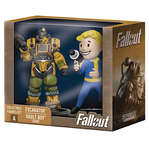 Fallout（フォールアウト）/ エクスカベーター & ヴォルトボーイ（銃）3インチフィギュア 2PK