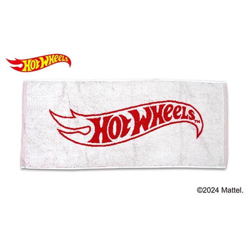 HOT WHEELS ホットウィール フェイスタオル ホワイト ver