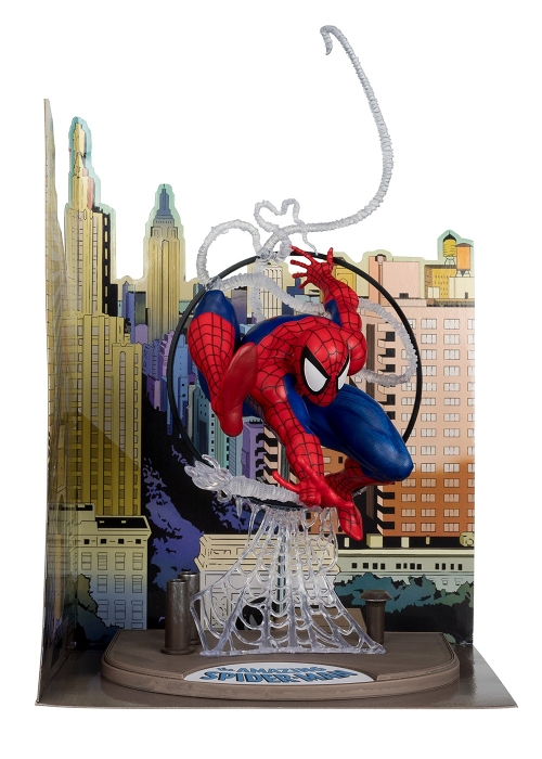 マーベルコミック/ The Amazing Spider-Man vol.1 #301: スパイダーマン designed by トッド・マクファーレン 1/6 シーンスタチュー - イメージ画像