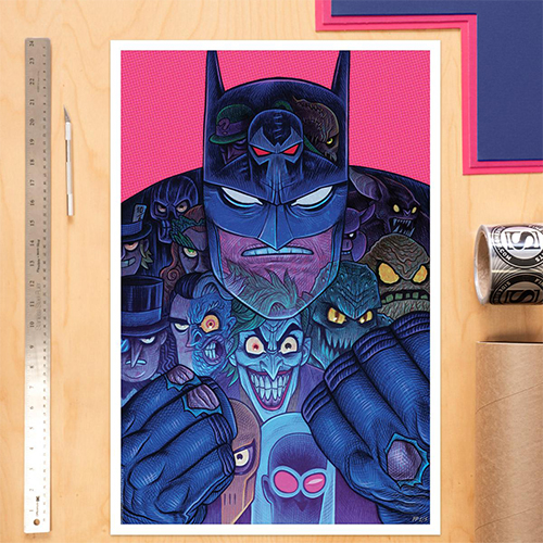 DCコミックス/ バットマン & ローグス・ギャラリー by ダン・ヒップ アートプリント - イメージ画像
