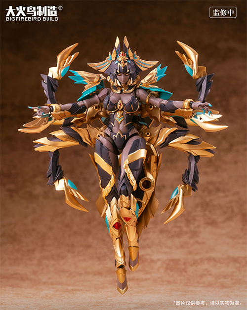 BIGFIREBIRD BUILD/ 武機姫EXシリーズ: X-03 Nacha（ナクア）合金可動フィギュア