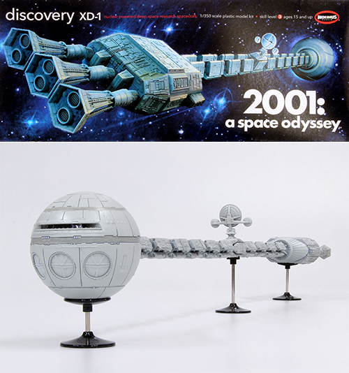 【再生産】2001年宇宙の旅/ ディスカバリー号 1/350 プラモデルキット XD-1 - イメージ画像