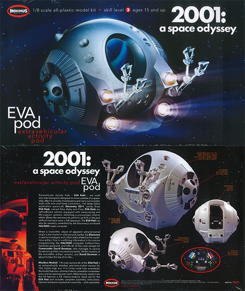 【再生産】2001年宇宙の旅/ スペースポッド EVAポッド 1/8 プラモデルキット