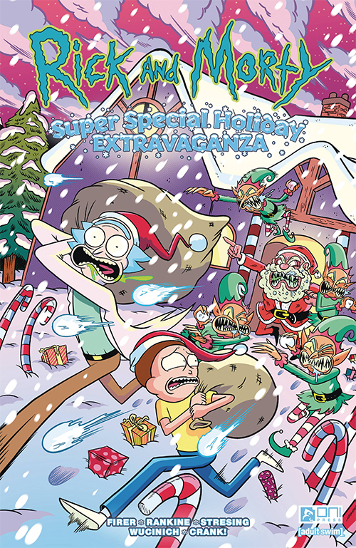 【全編英語/リーフ】RICK AND MORTY SUPER SPECIAL HOLIDAY EXTRAVAGANZA #1（Cover C: Marc Ellerby） - イメージ画像