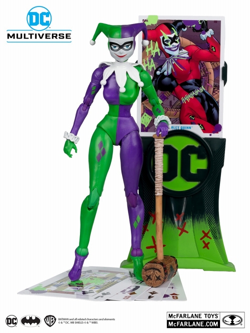 DCマルチバース/ DCコミックス クラシック: ジョーカライズド ハーレイ・クイン 7インチ アクションフィギュア