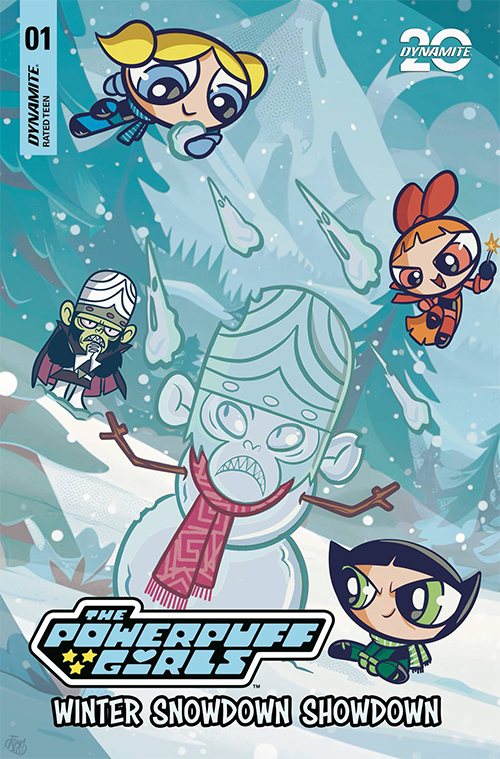 【全編英語/リーフ】POWERPUFF GIRLS WINTER SNOWDOWN SHOWDOWN #1（Cover C: Francesco Tomaselli）