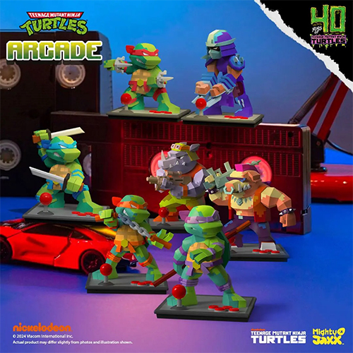 ARCADE/  ティーンエイジ・ミュータント・ニンジャ・タートルズ TMNT: トレーディングフィギュア 6個入りBOX