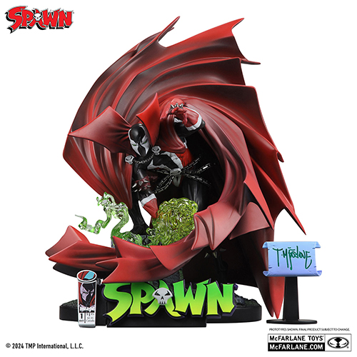 SPAWN/ Spawn #1: スポーン（ブラック・ホワイト＆レッド・オールオーバー） by トッド・マクファーレン スタチュー