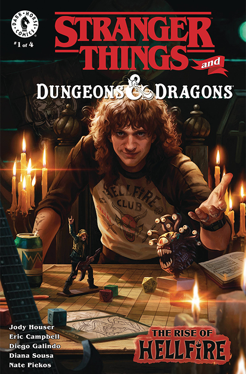 【全編英語/リーフ】STRANGER THINGS D&D RISE OF HELLFIRE #1（Cover A: Magali Villanueve）