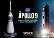 【お取り寄せ終了】NASA アポロ9号 CSM 司令船/機械船 with 打ち上げ脱出システム＆月着陸船アダプタ 1/400 - イメージ画像1