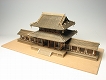 【お取り寄せ終了】法隆寺 中門 回廊付属 1/100 木製キット - イメージ画像1