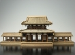 【お取り寄せ終了】法隆寺 中門 回廊付属 1/100 木製キット - イメージ画像3
