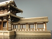 【お取り寄せ終了】法隆寺 中門 回廊付属 1/100 木製キット - イメージ画像5