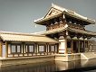 【お取り寄せ終了】法隆寺 中門 回廊付属 1/100 木製キット - イメージ画像6