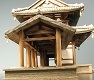 【お取り寄せ終了】法隆寺 中門 回廊付属 1/100 木製キット - イメージ画像7