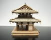 【お取り寄せ終了】法隆寺 中門 回廊なし 1/100 木製キット - イメージ画像3