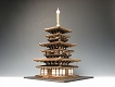 【お取り寄せ終了】 薬師寺 東塔 1/100 木製キット - イメージ画像1